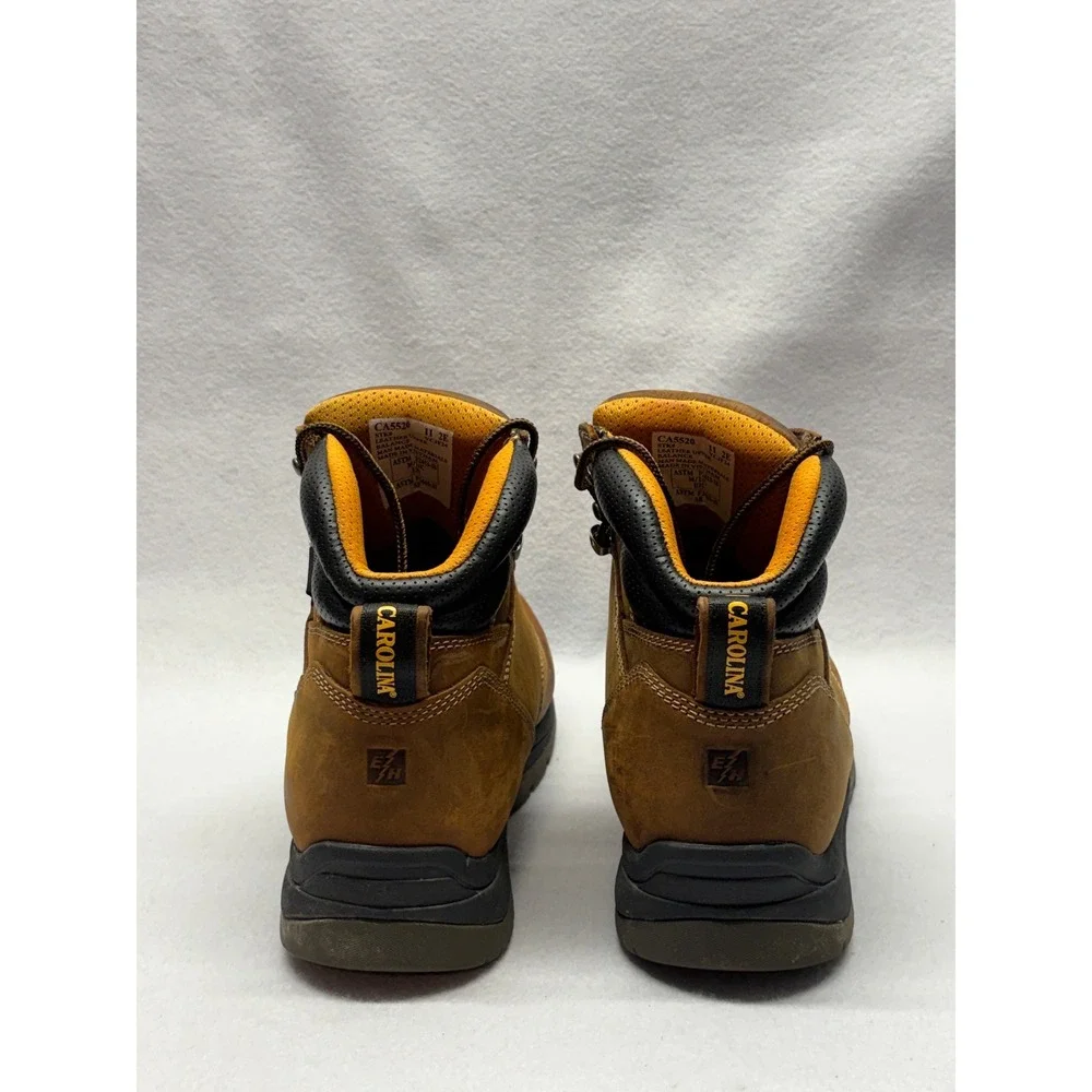 Carolina CA5520 Mens Waterproof Composite Toe Work Boots Brown Leather 11 2E